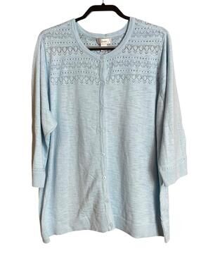 CJ Banks NWT cardigan sweater 3X